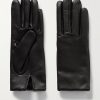 Frauen Saint Laurent Handschuhe | Handschuhe Aus Leder - Schwarz