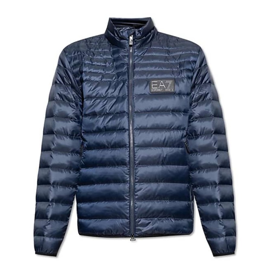 Frauen Emporio Armani Jacken | Daunenjacke Mit Logo Emporio Armani Ea7