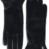 Frauen Roeckl Handschuhe | Damen Handschuh Klassiker - Gerafft 13011-220, Gr. 6.5, Schwarz (000)