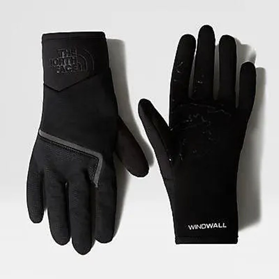 Frauen The North Face Handschuhe | The North Face Etip Closefit Handschuhe Fur Damen Tnf Black Grose Xl Damen