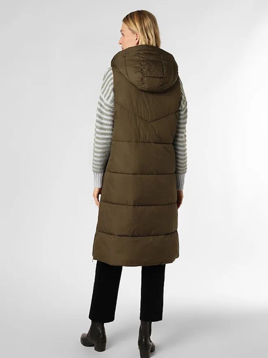 Frauen s.Oliver Westen | Steppweste Damen, Khaki