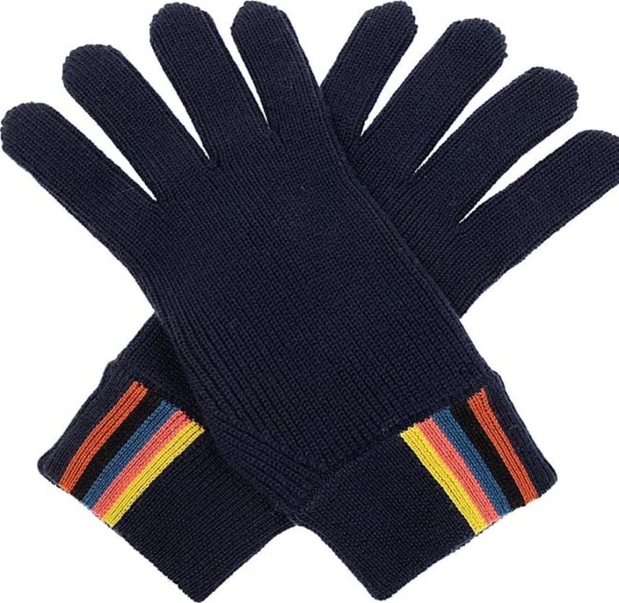 Frauen Paul Smith Handschuhe | Wool Gloves, Mens, Navy Blue