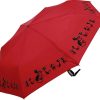 Frauen Doppler Regenschirme | Mini Taschenschirm Auf-Zu-Automatik Cats - Red