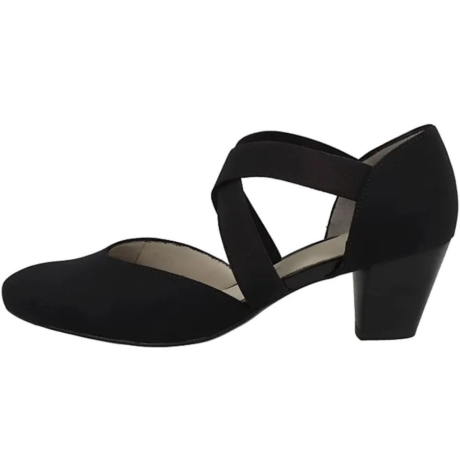 Frauen Ara Pumps | Damen Toulouse Pumps, Schwarz Schwarz, 19 Eu