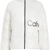 Frauen Calvin Klein Jacken | Glanzende Nylon Steppjacke Calvin Klein