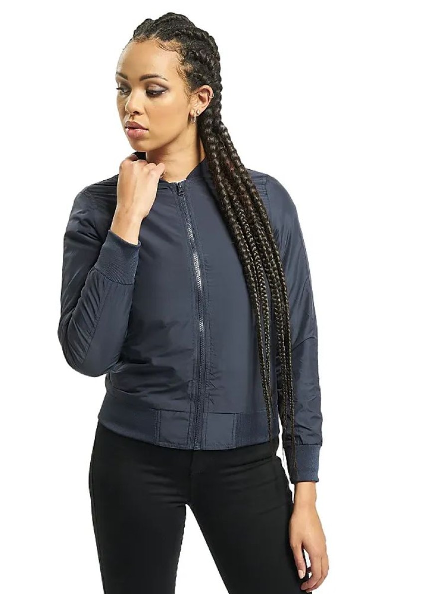 Frauen Urban Classics Jacken | Tb1217 Damen Jacke Ladies Light Bomber Jacket, Blau (Navy 155), X-Large