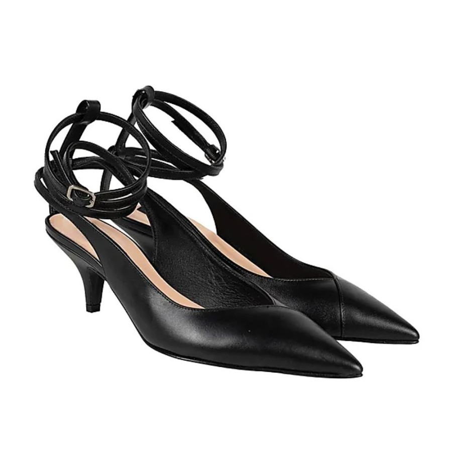 Frauen Patrizia Pepe Pumps | Elegante Lederpumps Mit Spitzer Zehenpartie Patrizia Pepe