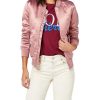 Frauen Urban Classics Jacken | Damen Satin Bomber Jacke,Rosa (Oldrose 738),Xs