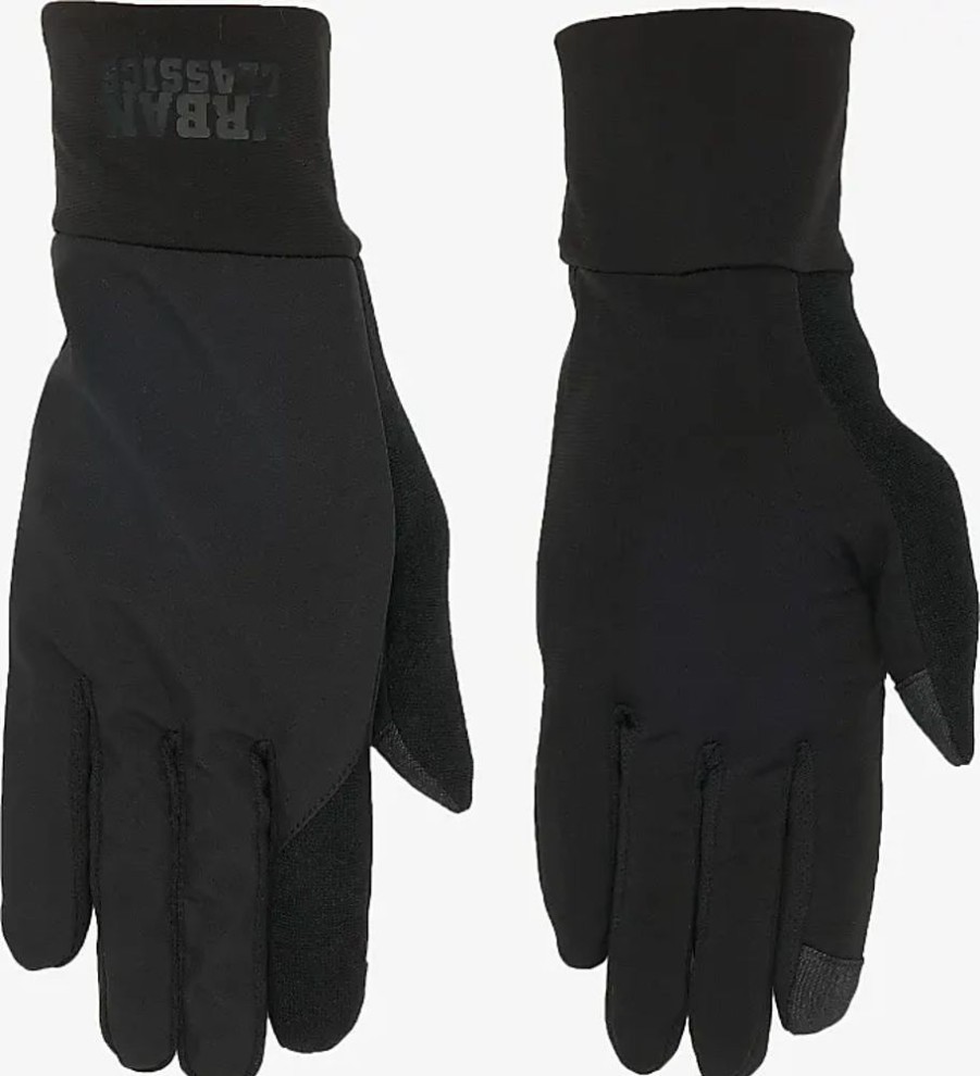 Frauen Urban Classics Handschuhe | Logo Cuff Performance Gloves In Schwarz