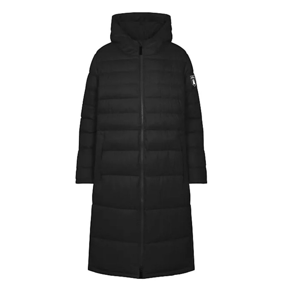 Frauen Derbe Mantel | Bigholm Damen Winterjacke Schwarz Gefuttert Black, 40