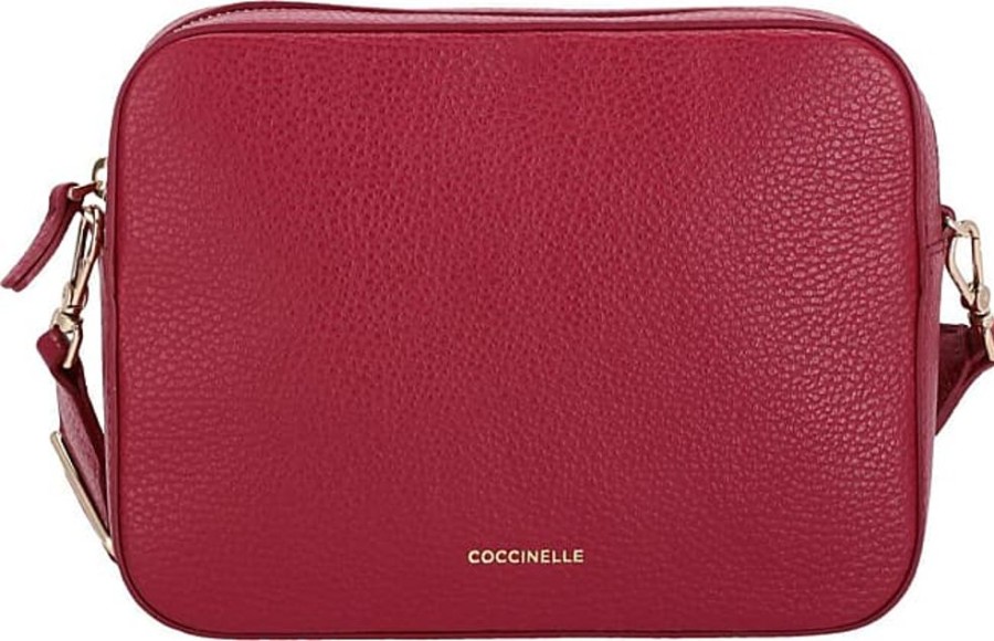 Frauen Coccinelle Taschen | Umhangetasche Tebe Garnet Red