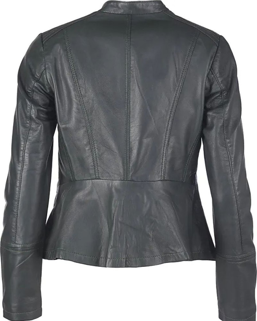 Frauen JCC Jacken | Lederjacke Damen, Grun