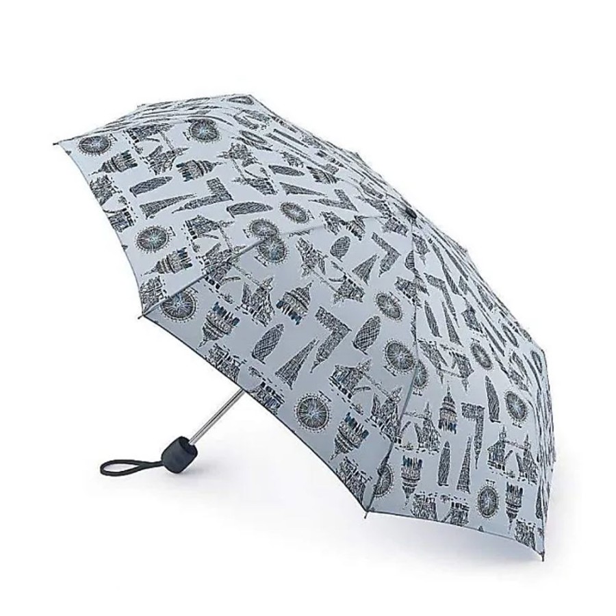 Frauen Fulton Umbrellas Regenschirme | Stowaway 24 Regenschirm London Sehenswurdigkeiten Druck, Einheitsgrose