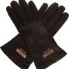 Frauen Moschino Handschuhe | Leather Gloves With Logo, Womens, Black