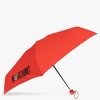 Frauen Moschino Regenschirme | Folding Umbrella With Logo, Unisex, Red