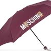 Frauen Moschino Regenschirme | Umbrella With Logo, Unisex, Purple