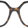 Frauen Dolce & Gabbana Eyewear Brillen | Eckige Brille In Schildpattoptik - Braun