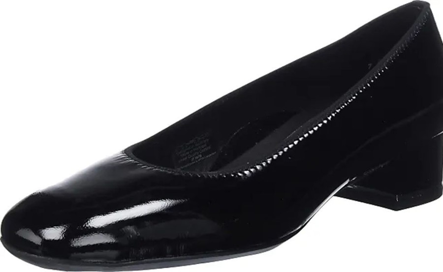 Frauen Ara Pumps | Damen Graz Pumps, Schwarz, 37.5 Eu Weit