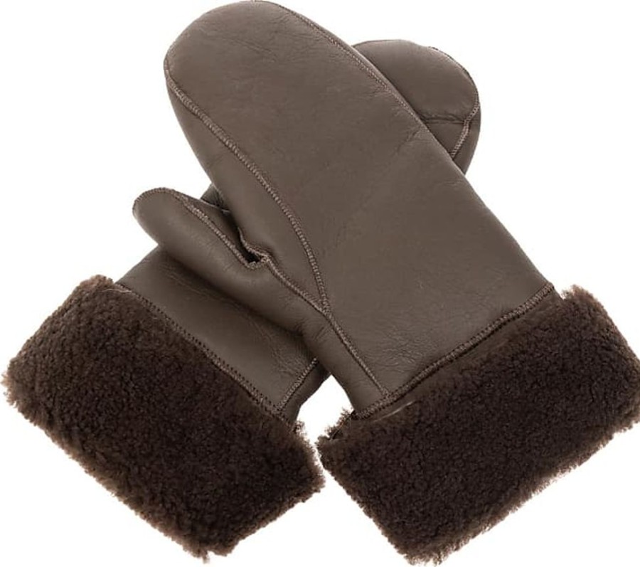 Frauen Yves Salomon Handschuhe | Leather Gloves, Womens, Brown