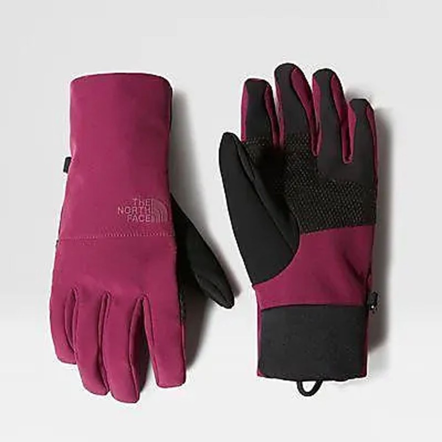 Frauen The North Face Handschuhe | The North Face Apex Etip Handschuhe Fur Damen Boysenberry Grose Xl Damen