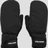 Frauen Volcom Handschuhe | V.Co Nyle Faustlinge Black