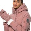 Frauen Jack Wolfskin Handschuhe | Damen Highloft Knit Mitten Women Gloves, Afterglow, M