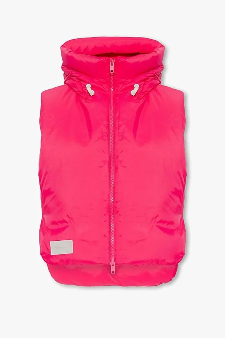 Frauen Yves Salomon Westen | Cropped Vest With Hood, Womens, Pink