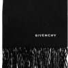 Frauen Givenchy Schals | Wool Scarf With Logo, Womens, Black