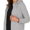 Frauen Trigema Jacken | Sweatjacke Trigema Trigema Kapuzenjacke Gr. Xxl, Grau (Grau, Melange) Damen Sweatjacken