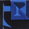 Frauen Lanvin Schals | Wool Scarf With Logo, Womens, Blue