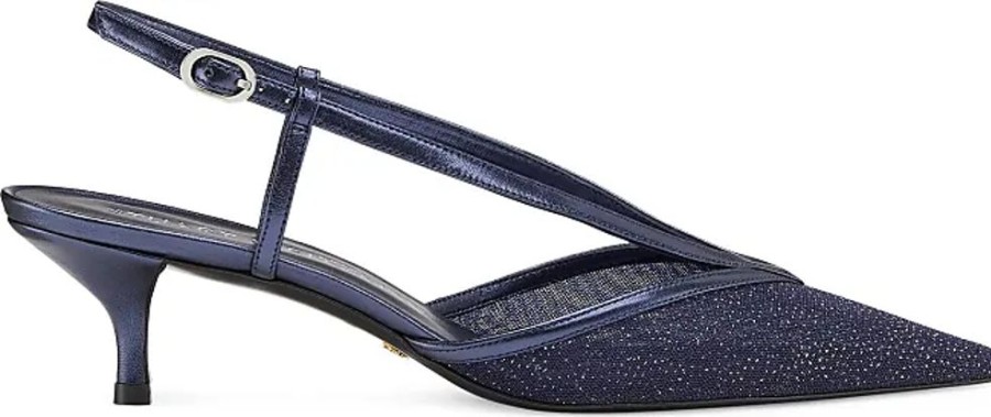 Frauen Stuart Weitzman Pumps | Noche 50 Slingback - Frau Nice Blue 39.5