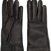 Frauen Saint Laurent Handschuhe | Handschuhe Aus Leder - Schwarz