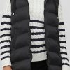 Frauen Vila Westen | Steppweste Vila Vitrish New Padded S/L Vest - Noos Gr. 36 (S), Schwarz (Black) Damen Westen Steppwesten Mit Kapuze