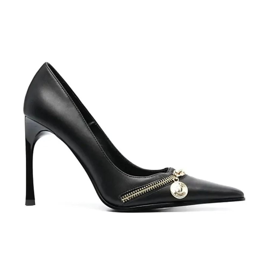 Frauen Versace Jeans Couture Pumps | Schwarze Pumps Fur Damen Aw23 Versace Jeans Couture