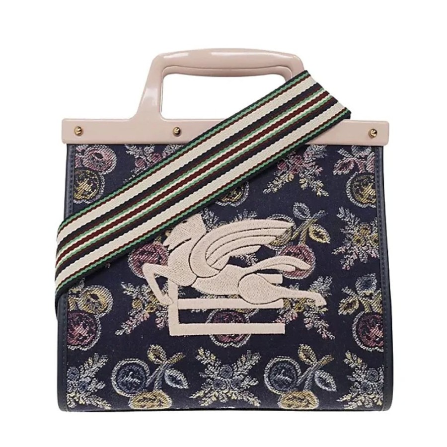 Frauen Etro Taschen | Love Trotter Small Jacquard-Schultertasche Etro