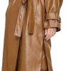 Frauen Federica Tosi Mantel | Ecopelle Hochtaillierter Trenchcoat Federica Tosi