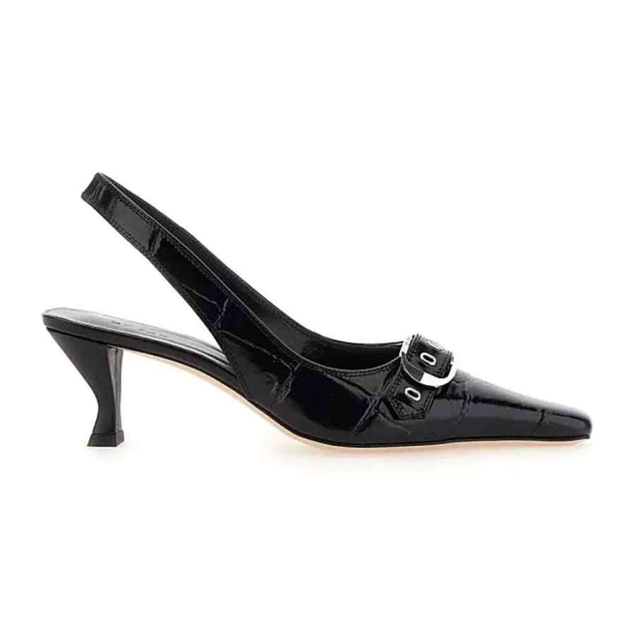 Frauen by FAR Pumps | Elegante Cowhide Leder Slingback Absatze By Far