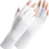 Frauen Generic Handschuhe | 2023 Sommer Uv Schutz Handschuhe Halbfinger Fahren Sonnenschutz Atmungsaktive Faustlinge Seide Finger Eis Dunn V1Z1 Handschuh Halbhandschuhe