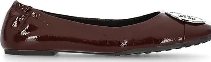 Frauen Tory Burch Ballerinas | Bordeaux Leder Ballett Flats Tory Burch