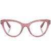 Frauen Dolce & Gabbana Eyewear Brillen | Brille Im Cat-Eye-Design - Rosa