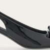 Frauen Ferragamo Pumps | Damen Slingback Mit Vara-Schleife Schwarz Grose 36.5