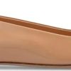 Frauen Ferragamo Ballerinas | Vara Patent Ballet Flats, Womens, Beige