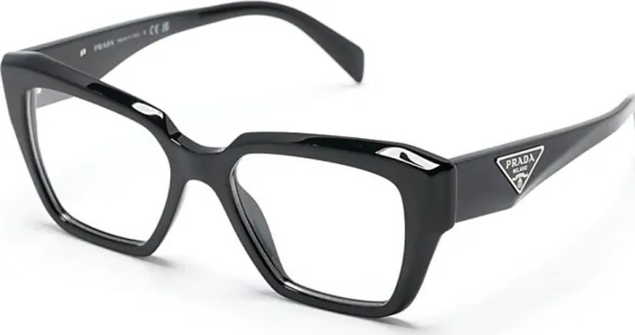 Frauen Prada Brillen | Brille Mit Logo-Schild - Schwarz