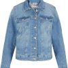 Frauen Tom Tailor Jacken | Jeansjacke Mit Bio-Baumwolle Tom Tailor