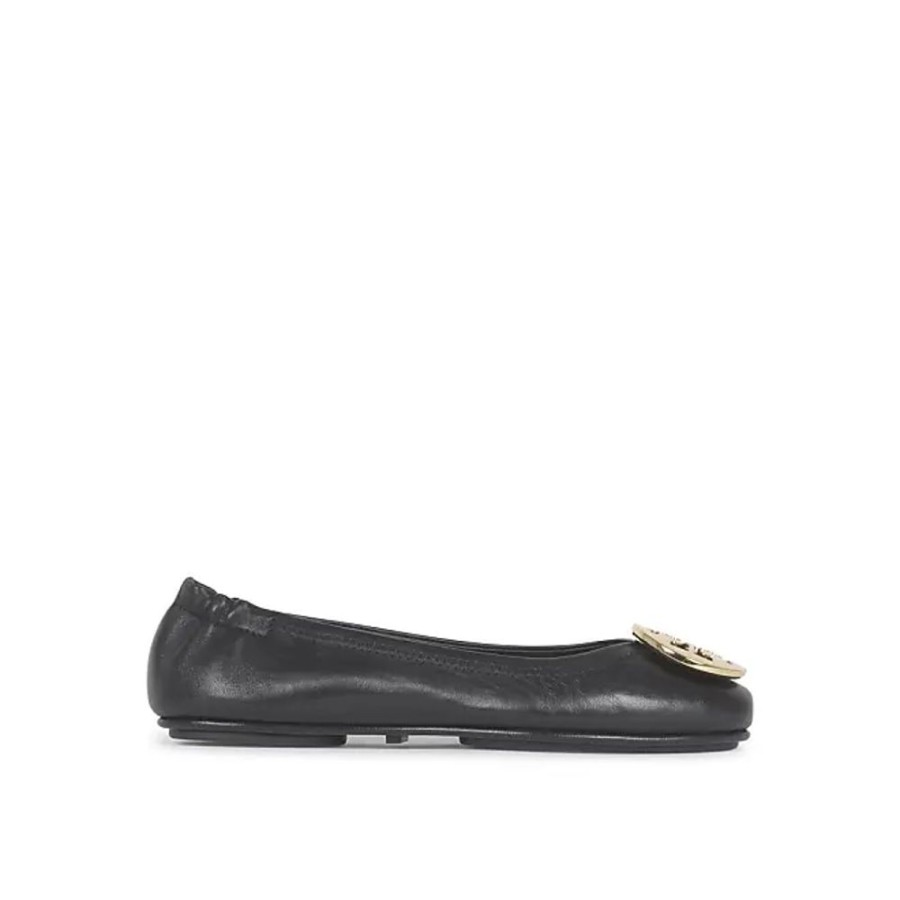 Frauen Tory Burch Ballerinas | Faltbare Schwarze Ballettschuhe Tory Burch