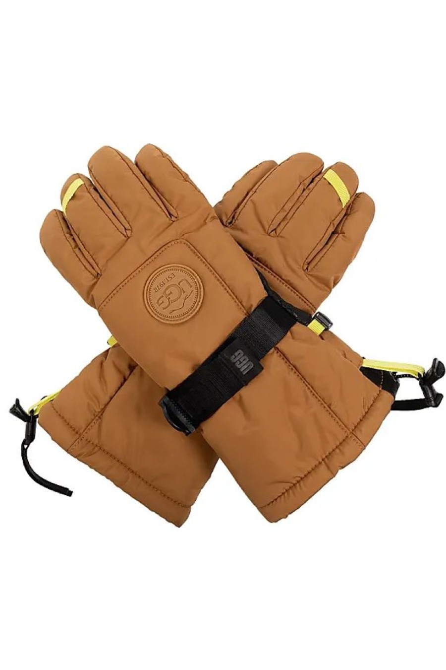 Frauen UGG Handschuhe | Gloves With Logo, Womens, Brown