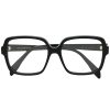 Frauen Alexander McQueen Eyewear Brillen | Eckige Oversized-Brille - Schwarz