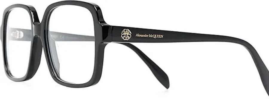 Frauen Alexander McQueen Eyewear Brillen | Eckige Oversized-Brille - Schwarz