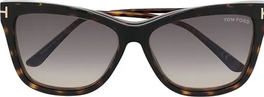 Frauen Tom Ford Eyewear Brillen | Brille Mit Eckigem Gestell - Braun