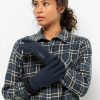 Frauen Jack Wolfskin Handschuhe | Fleecehandschuhe Jack Wolfskin Highloft Glove Women Gr. M (38/40), Blau (Night, Blue) Damen Handschuhe Fingerhandschuhe